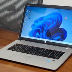 HP 17インチ大画面高精細【win10+win11 CPUスコ...