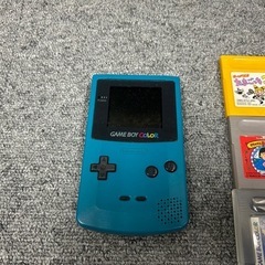 ゲームボーイカラー 青 + ゲームソフトセットの画像