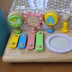 バンボ椅子&木製パステル打楽器セット🌟最終値下げの画像