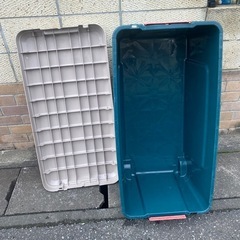 ガーデニング大型 収納ボックス　差し上げてます！の画像