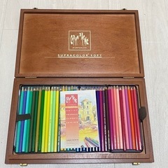 商談中/カランダッシュ水溶性色鉛筆80色↨