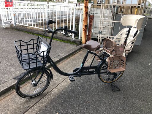 リユースのサカイ幸手店★SJ9576　ジモティ割あり★  軽快車 20インチ 黒　ブラック クリーニング済み SJ9576