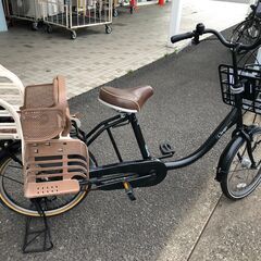 リユースのサカイ幸手店★SJ9576　ジモティ割あり★  軽快車 20インチ 黒　ブラック クリーニング済み SJ9576の画像