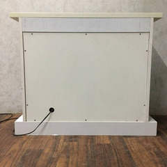 🔷🔶🔷ww1/13 暖炉型ファンヒーター 電気式暖炉 電気ストーブ W100×D38×H84cm 動作確認済み 暖房器具 暖炉ヒーター ヒーター 暖炉○🔷🔶🔷の画像