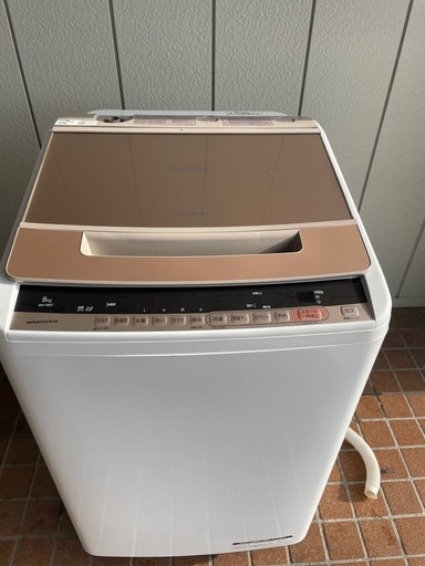 Hitachi 8kg 洗濯機 2018年製.動作確認済み