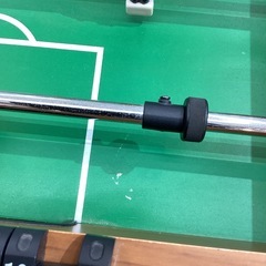 木製テーブルサッカーゲーム 先端ゴム2箇所欠品 ハガレ箇所有 程度B ボール1個の画像