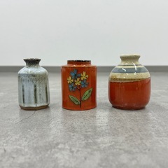 SNT647 花瓶 陶器 花器 一輪挿し フラワーベース 壷 置...