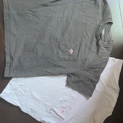グレー・水色 半袖Tシャツ 2枚セット S ダントン DANTON