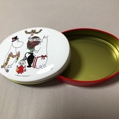 【取引終了】 【3点セット】ムーミン　ニョロニョロ　クルミッ子　空缶の画像