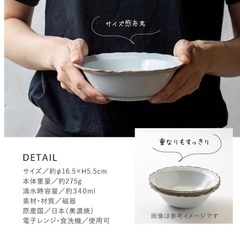 みのる陶器　オムニス　皿　1枚の画像