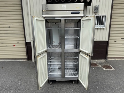フクシマ　縦型冷凍１２９L　冷蔵庫４３６L　厨房　１００V　URN-091PM5 フクシマ業務用縦型冷凍129L冷蔵庫436L厨房飲食店