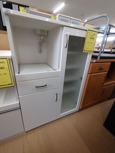 リユースのサカイ浦和店【D669】コンパクト食器棚 ホワイト