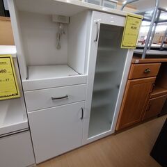 リユースのサカイ浦和店【D669】コンパクト食器棚 ホワイト