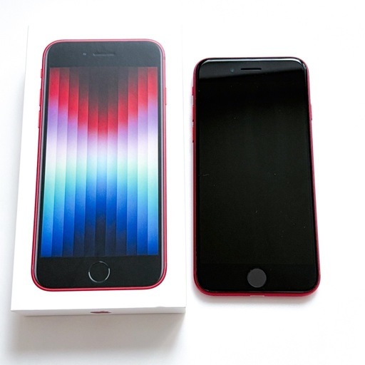 iPhone SE 第3世代 128GB PRODUCT RED 箱・ケーブル付き