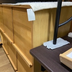 無垢材マガジンラック フラットタイプ扉 中古の画像