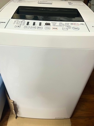 （受け渡し予定者決まりました）美品！洗濯機　Hisense 全自動洗濯機