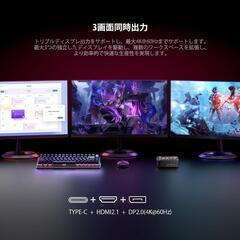 ミニPC Ryzen 7 7735HS Windows11Proプリインストールの画像
