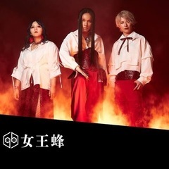 2025/7/12岡山県女王蜂のジュリ扇付きLIVEチケっト
