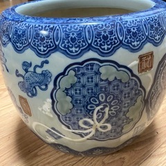 アンティーク瀬戸火鉢の画像
