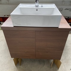 リクシル「エスタ」コンポタイプ洗面台間口750mm シャワー水栓付き
