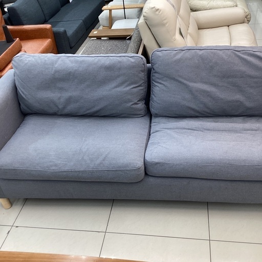 IKEA 3人掛けソファー 側面ヨゴレ数箇所有 程度Ｂ PARUP