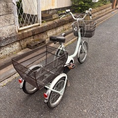 電動アシスト自転車◇三輪ワゴン◇ブリヂストン◇アシスタ◇3段ギアの画像