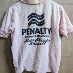 Penalty ピンク　ポロシャツ Sサイズ　古着の画像