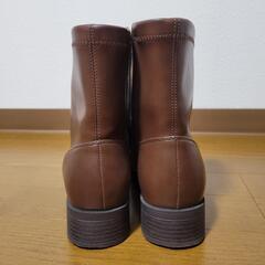 レディース ブーツ 合革 ブラウン 美品 24～25cmの画像