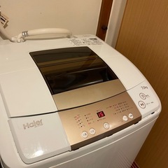 7.0㎏全自動洗濯機　ハイアールJWーK70M