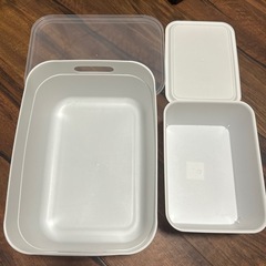 ニトリ　蓋付き　収納ボックス　ケース　2個セット