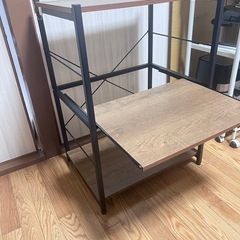 3段キッチンラック　スチールラック　収納