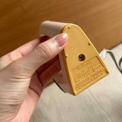 ミニアイロン　ナショナル 自動ベビーアイロン（NI-135AF）ピンクの画像