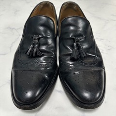 バリー　タッセルローファー　革靴　メダリオンの画像