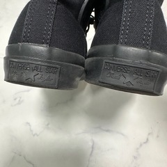 コンバースオールスター　チャックテイラー　ブラック　ハイカット　サイズ26.5cmの画像