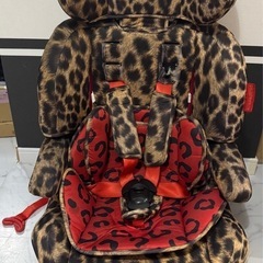 レア　コサット　チャイルドシート　ヒョウ柄　派手