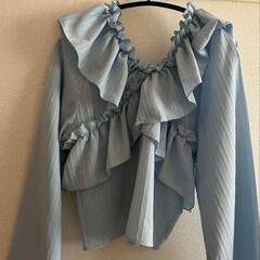 水色ブラウスMの画像