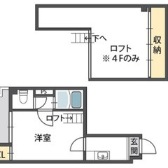 ★ 仲介手数料ゼロ物件 ★ 敷金礼金ゼロ ★ 山本ハイツ森ノ宮 ...