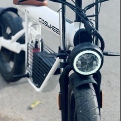 COSWHEEL 電動小型二輪バイク ホワイトの画像