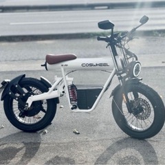 COSWHEEL 電動小型二輪バイク ホワイト