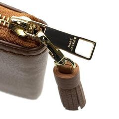 MARC JACOBS マークジェイコブス ラウンドファスナー 長財布 ブラウンの画像