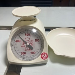 スケール TANITA ハカリ 白 お菓子作り レトロなスケール 箱ありの画像