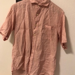 メンズ　シャツ　ピンク