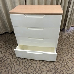 木天板付き収納タンス