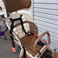 【売約済‼︎】　☆前タイヤ新品‼︎☆   チャイルドシート付き電動自転車　防犯登録料込価格︎‼︎の画像