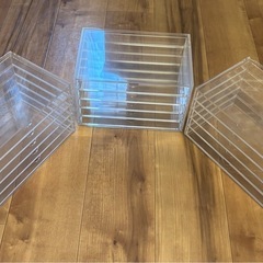 無印良品5段アクリルケースとベロア収納（DAISOのではありませ...