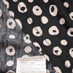FUJI BARD ドット柄フリルチュニック M 黒×白の画像