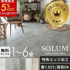 SOLUM フロアタイル 6畳　大理石　マーブルグレージュ　ソルム