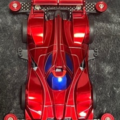 ミニ四駆　ヒートエッジ　レッドメタリック 完成品 カスタム車 13000→10000円 最終値下げ の画像