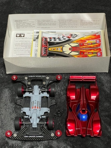 ミニ四駆　ヒートエッジ　レッドメタリック 完成品 カスタム車 13000→10000円 最終値下げ 