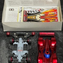 ミニ四駆　ヒートエッジ　レッドメタリック 完成品 カスタム車 13000→10000円 最終値下げ の画像
